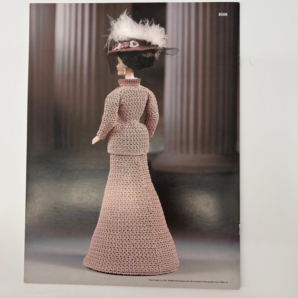Helen Taft Barbie Crochet Pattern Booklet First Ladies of America Collection - Picture 5 of 5